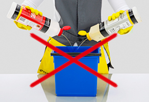 No mezclar productos quimicos