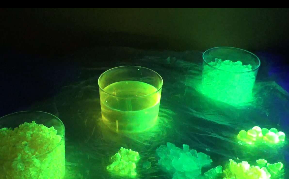 Acelerar basura evolución Hacer bolas e hidrogel fluorescente