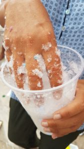 nieve artificial creada