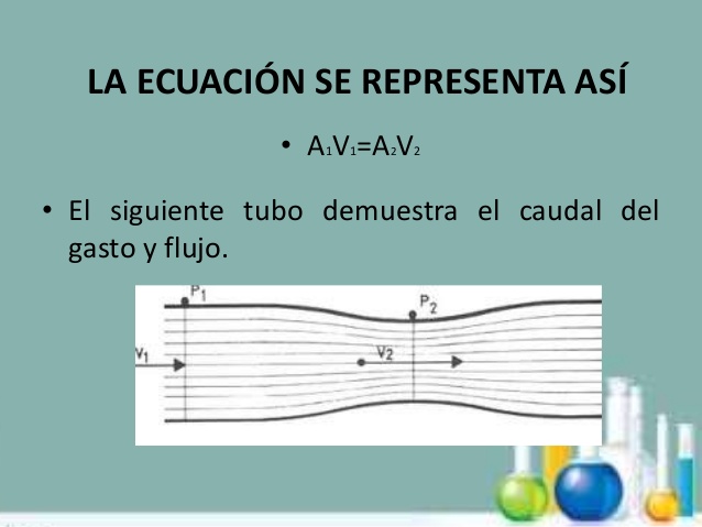 ecuacion de continuidad